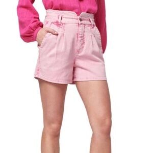 Faherty Rikki High Rise Denim Shorts in French Rose sz M
